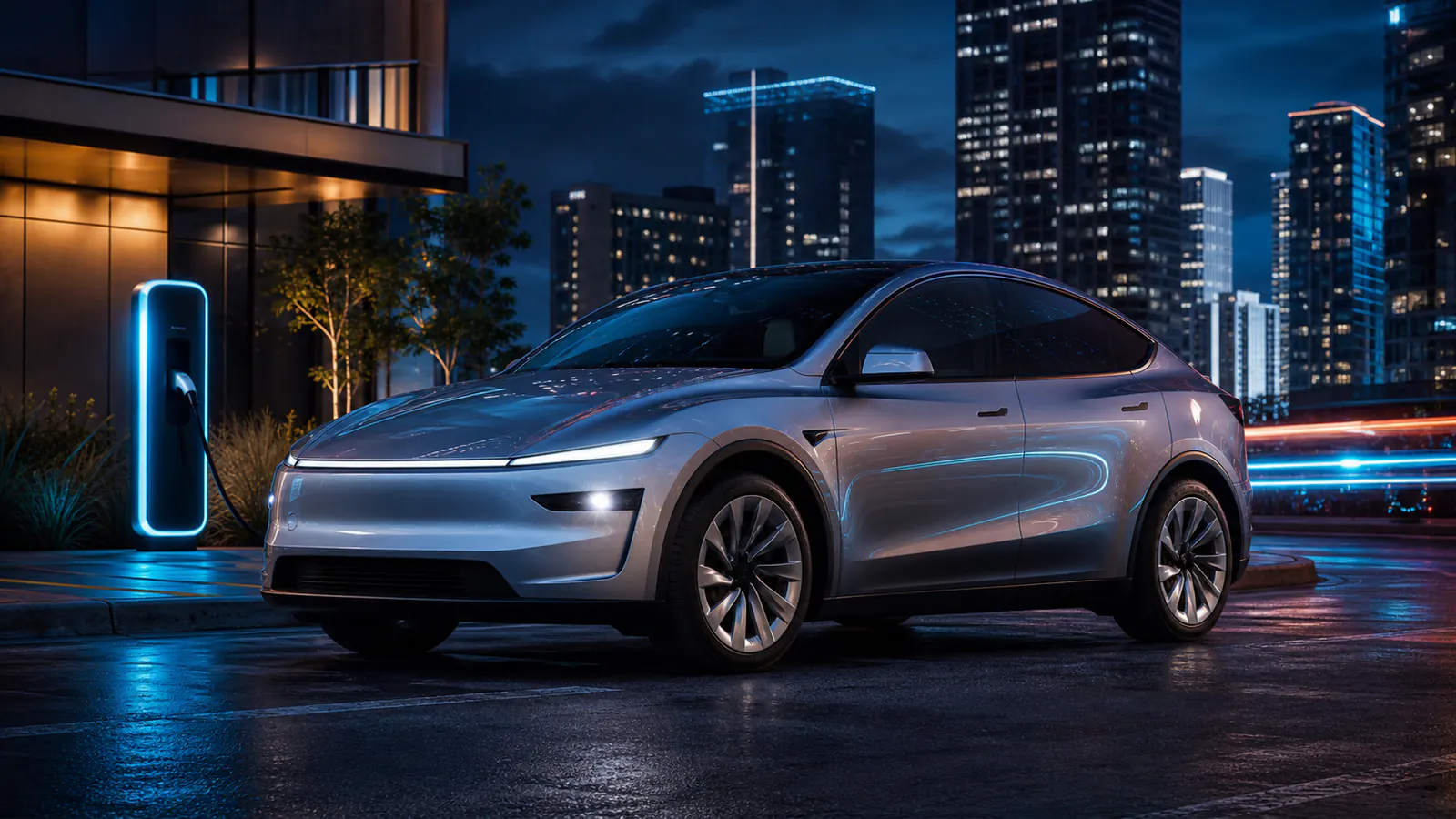 Model Y and abstract light trails