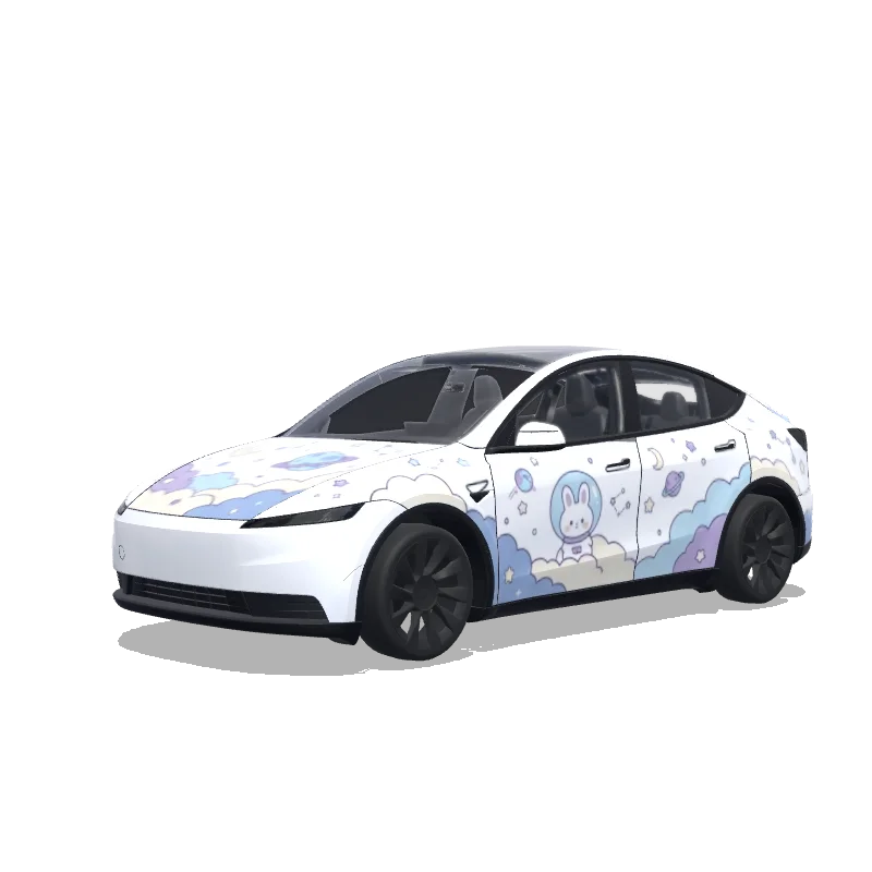 Tesla Model Y (2025+) Standard — 星黛路元素的 希望好看一点可爱一点的 wrap preview