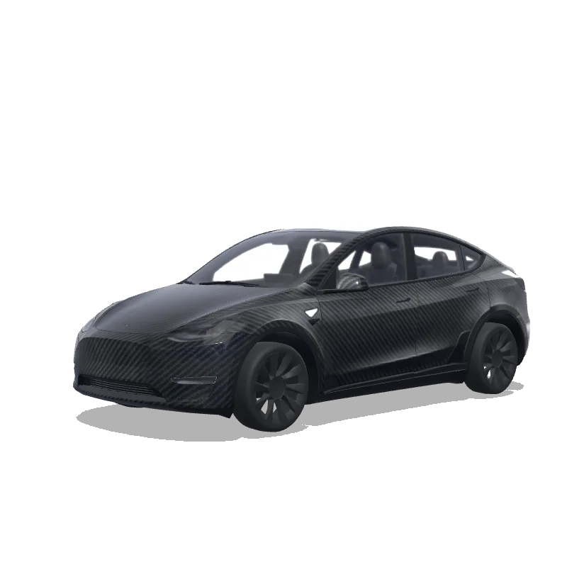 Tesla Model Y 2020-2024 — stealth mode coolest looking tesla model y carbon spoiler wrap preview