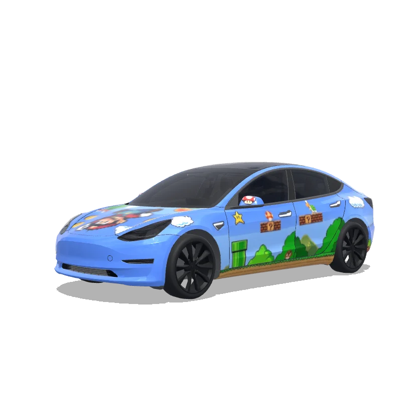 Tesla Model 3 2017-2023 — vista previa del diseño Mario