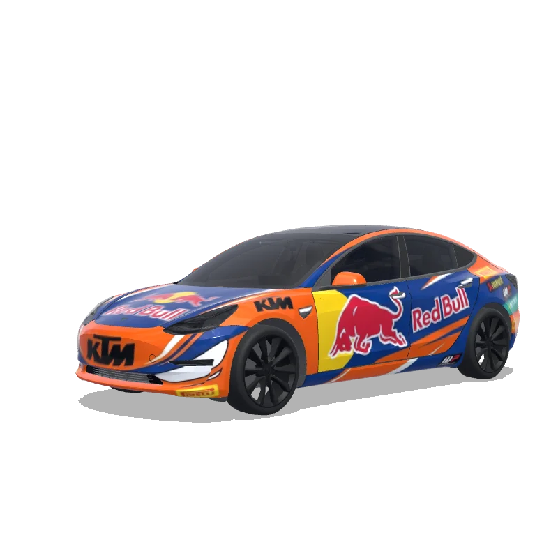 Tesla Model 3 2017-2023 — Wrap-Vorschau: ktm redbull