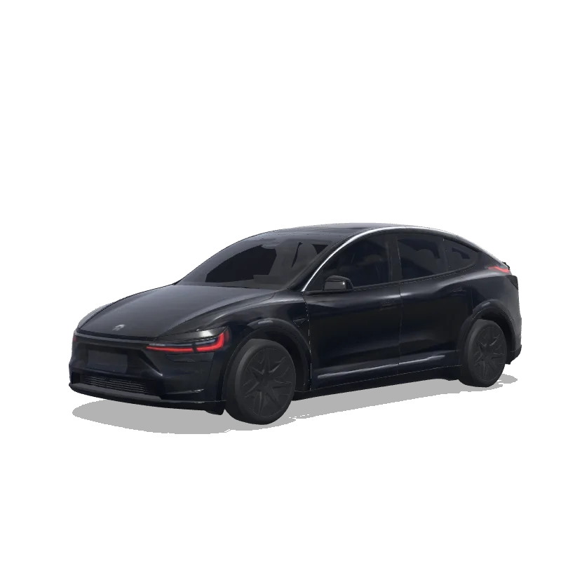 Tesla Model Y L 2025+ — black NIO ES8 wrap preview