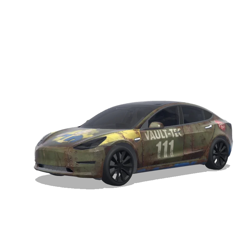 Tesla Model 3 2017-2023 — Fallout wrap preview
