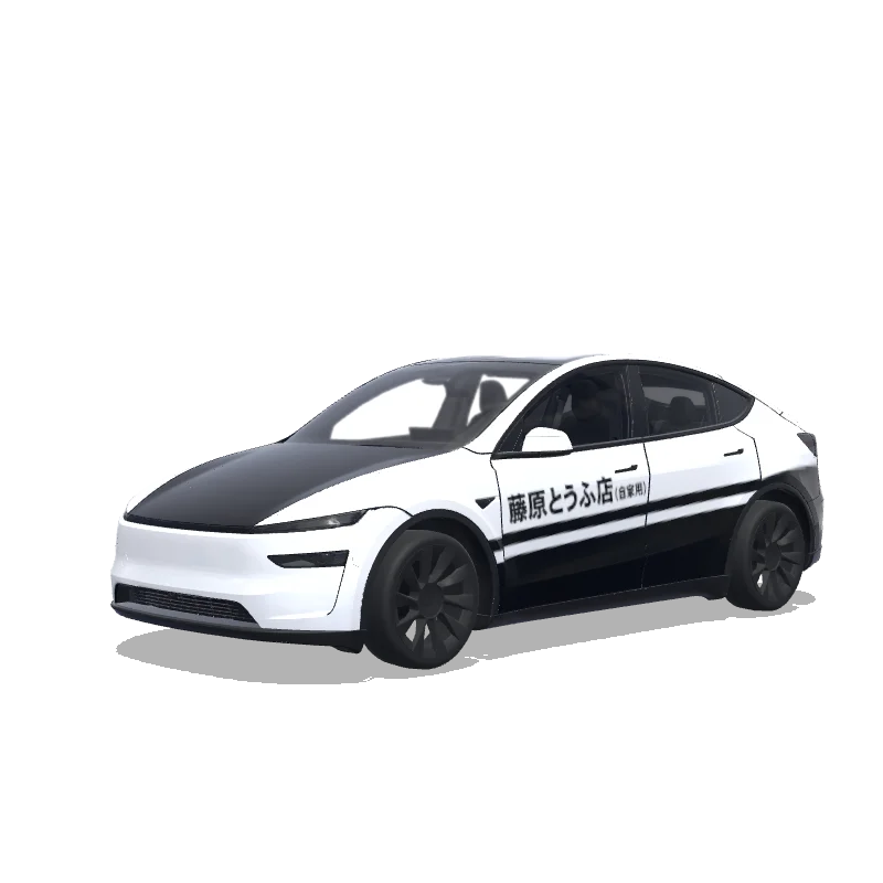 Tesla Model Y (2025+) Premium — vista previa del diseño AE86豆腐店