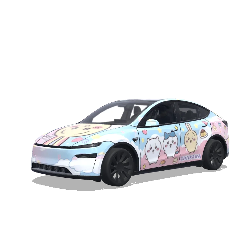 Tesla Model Y (2025+) Premium — vista previa del diseño chiikawa乌萨奇