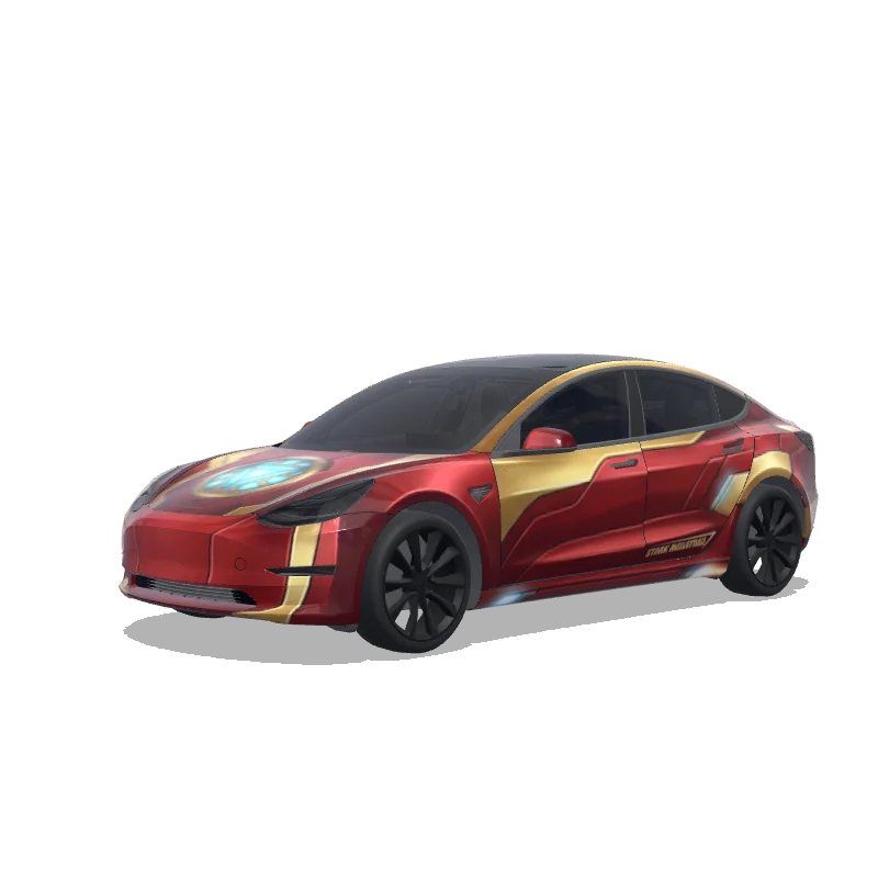 Tesla Model 3 2017-2023 — Wrap-Vorschau: Ironman