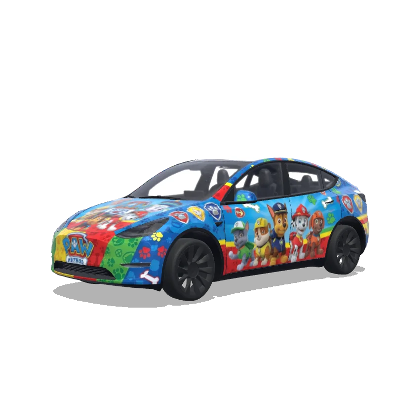 Tesla Model Y 2020-2024 — paw patrol 랩 미리보기
