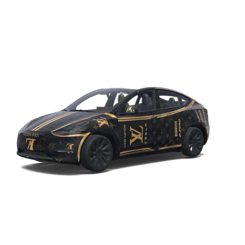 Tesla Model Y 2020-2024 — Wrap-Vorschau: 填满车身