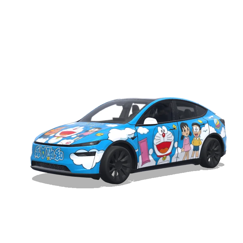 Tesla Model Y (2025+) Premium — 哆啦A梦 랩 미리보기