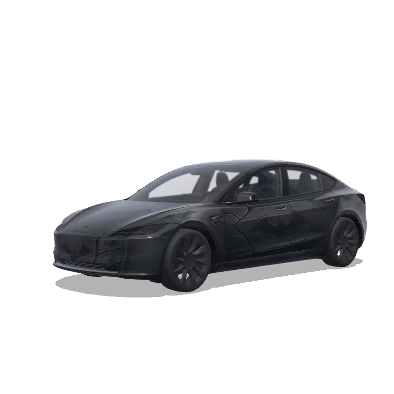 Tesla Model 3 (2024+) Standard & Premium — batman涂装预览