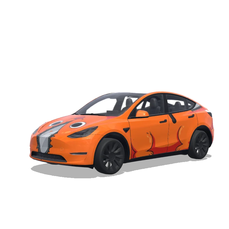 Tesla Model Y 2020-2024 — 포치타 wrap preview