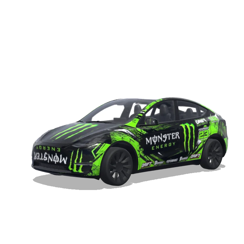 Tesla Model Y 2020-2024 — Monster Energy 랩 미리보기