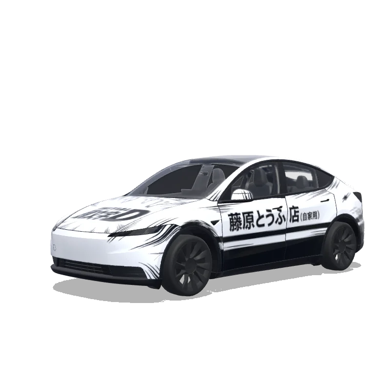 Tesla Model Y (2025+) Standard — vista previa del diseño initial D