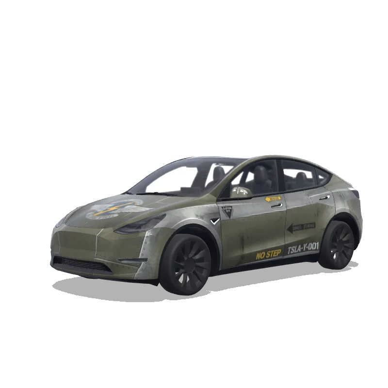 Tesla Model Y 2020-2024 — Wrap-Vorschau: Aviation