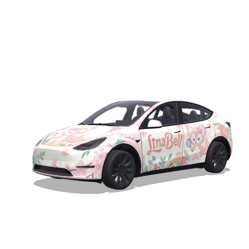Tesla Model Y 2020-2024 — aperçu du wrap 玲娜贝尔