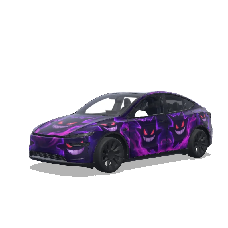Tesla Model Y (2025+) Performance — Wrap-Vorschau: Gengar