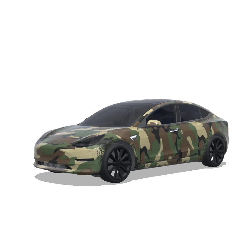 Tesla Model 3 2017-2023 — aperçu du wrap CAN