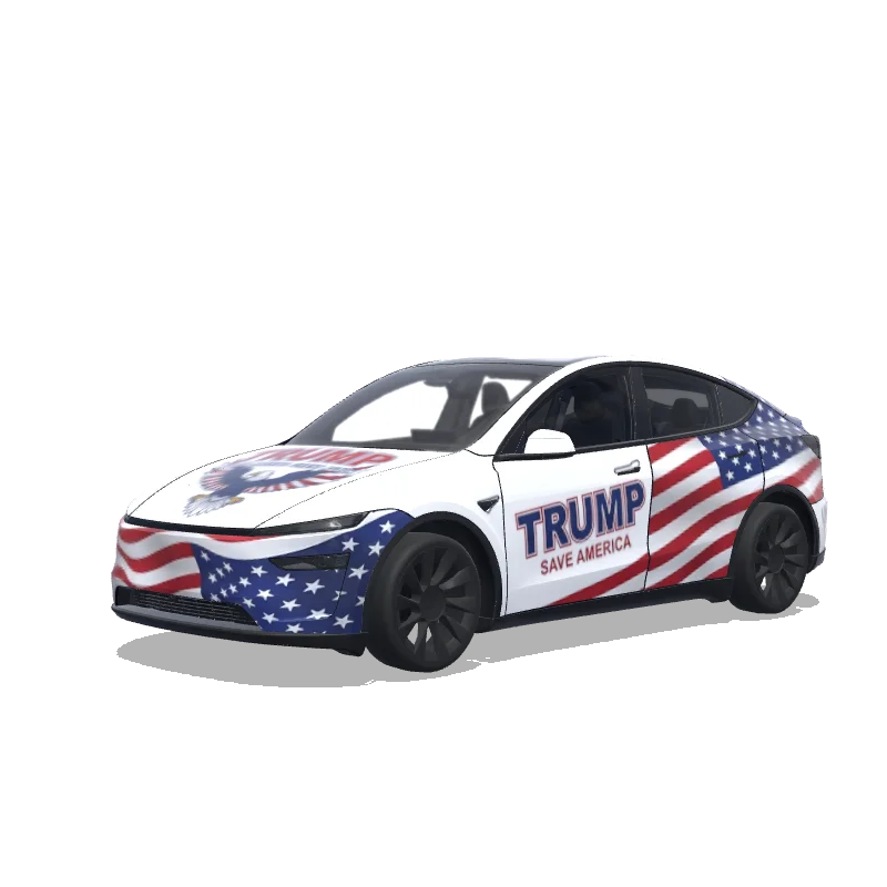 Tesla Model Y (2025+) Premium — Trump 랩 미리보기