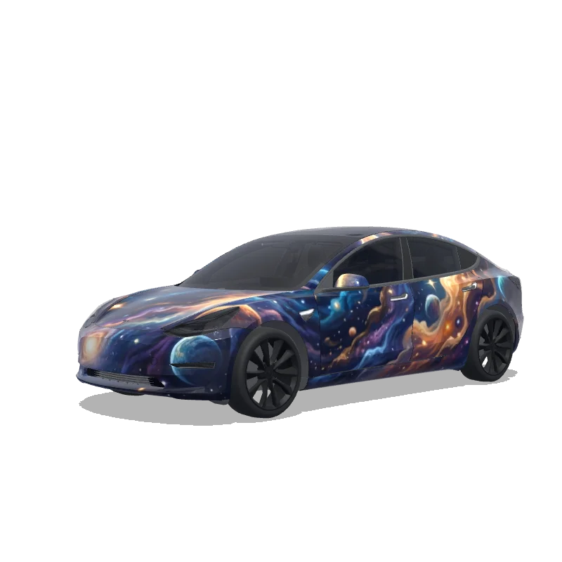 Tesla Model 3 2017-2023 — Wrap-Vorschau: Artistic Space