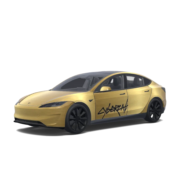Tesla Model 3 (2024+) Performance — vista previa del diseño tesla cybercab