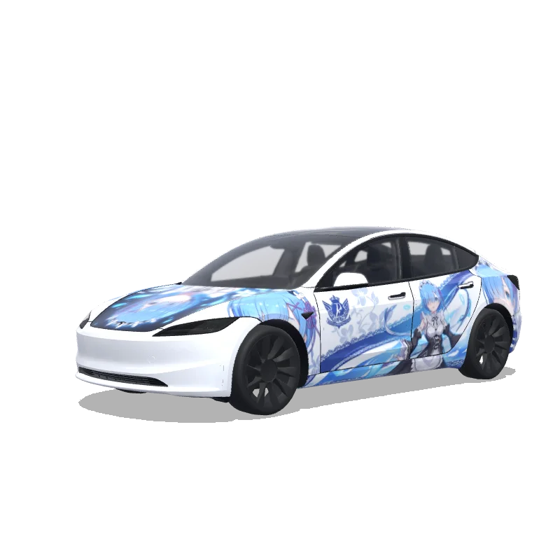 Tesla Model 3 (2024+) Standard & Premium — 自定义设计涂装预览