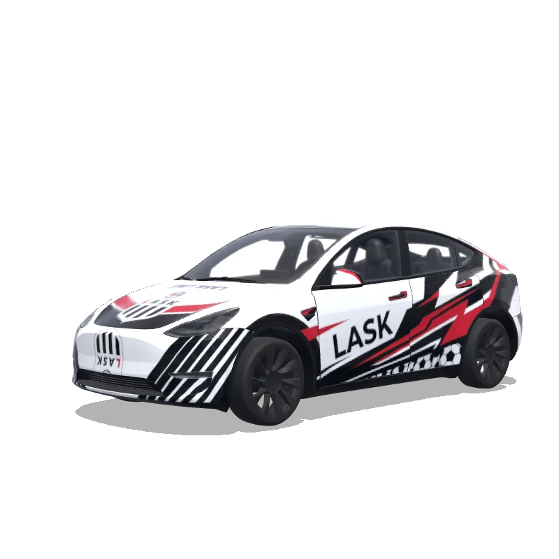 Tesla Model Y 2020-2024 — DesignforLASKLINZFootballclub wrap preview