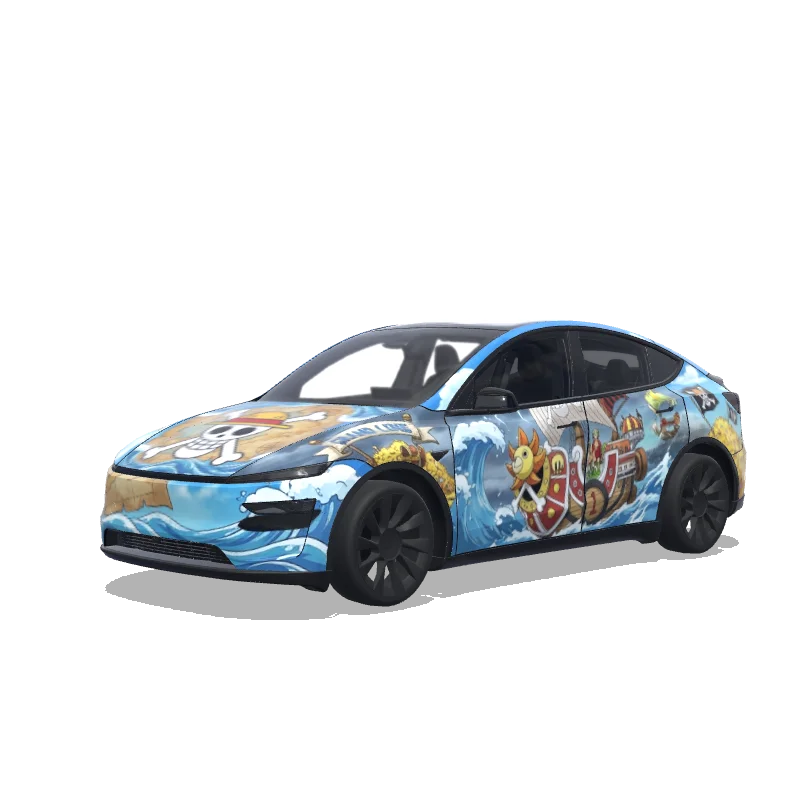 Tesla Model Y (2025+) Premium — Wrap-Vorschau: 海贼王涂装