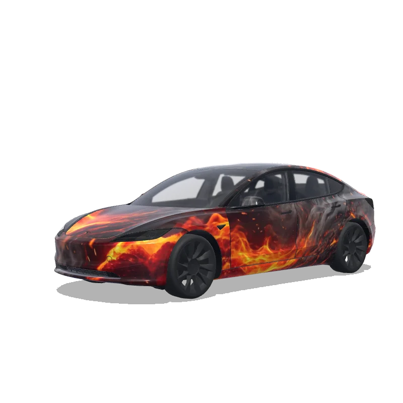 Tesla Model 3 (2024+) Standard & Premium — Avater: Fire And Ash. wrap preview