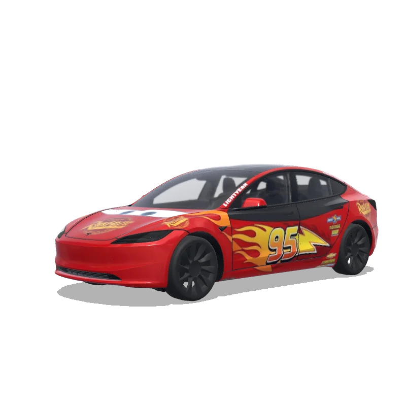Tesla Model 3 (2024+) Standard & Premium — 사용자 정의 디자인 랩 미리보기