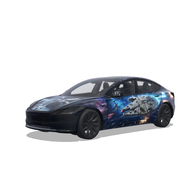 Tesla Model 3 (2024+) Standard & Premium — スターウォーズのような雰囲気 랩 미리보기