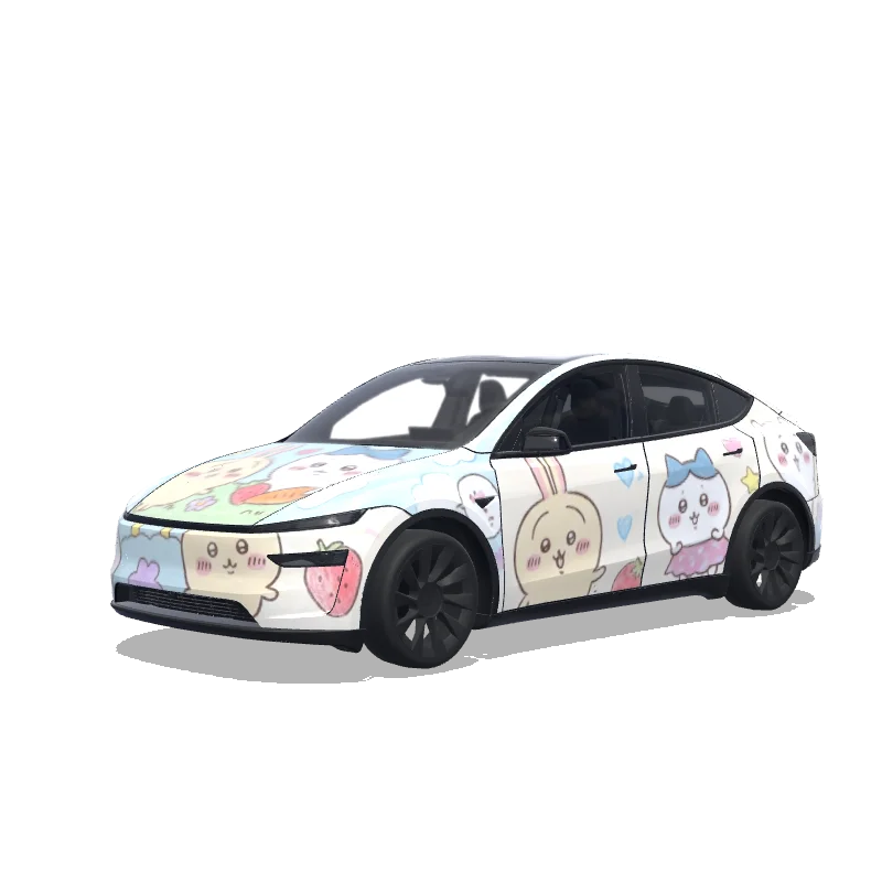 Tesla Model Y (2025+) Premium — Wrap-Vorschau: chikawa风格