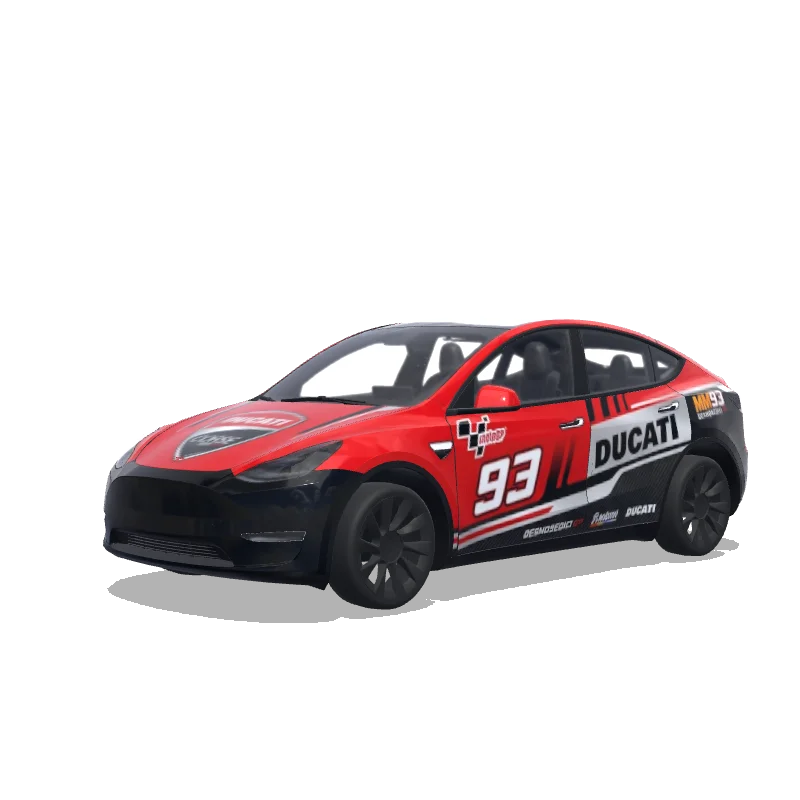 Tesla Model Y 2020-2024 — motogp&ducati&MM93 wrap preview