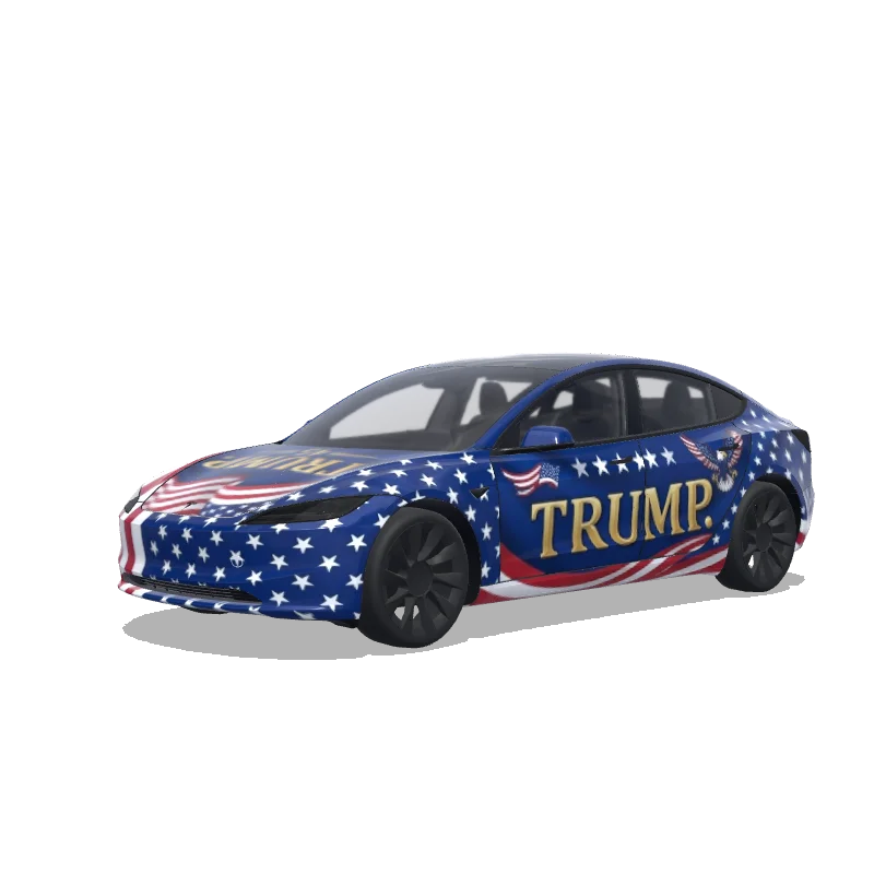 Tesla Model 3 (2024+) Standard & Premium — trump. wrap preview