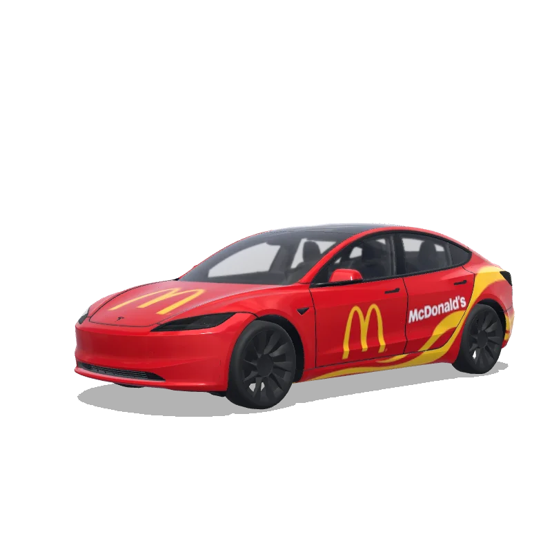 Tesla Model 3 (2024+) Standard & Premium — McDonald's 랩 미리보기