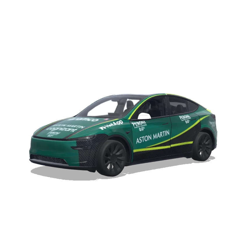 Tesla Model Y (2025+) Performance — f1 aston martin涂装预览