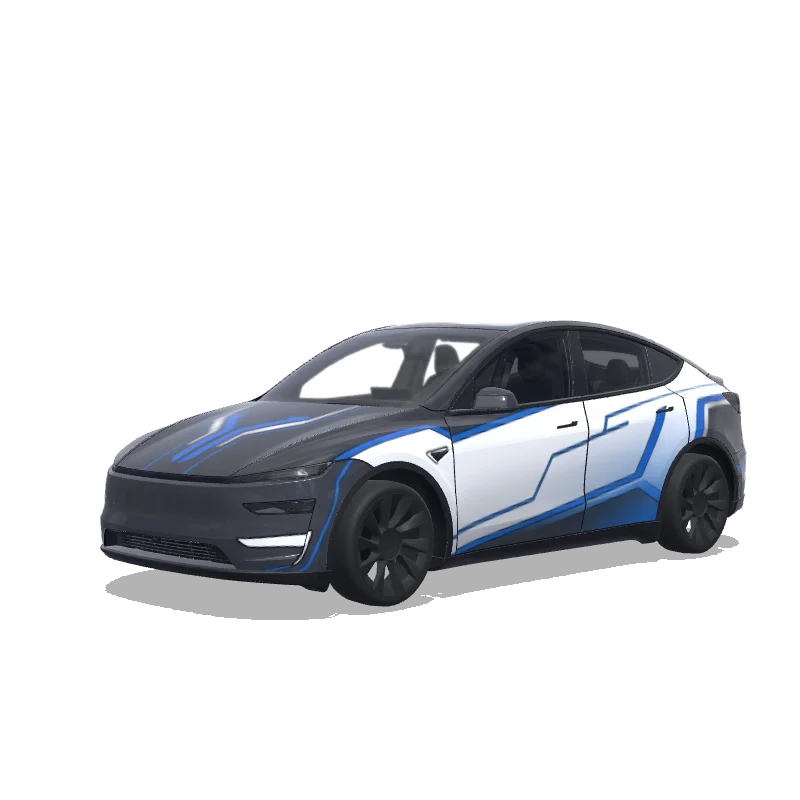Tesla Model Y (2025+) Premium — vista previa del diseño simple,modern