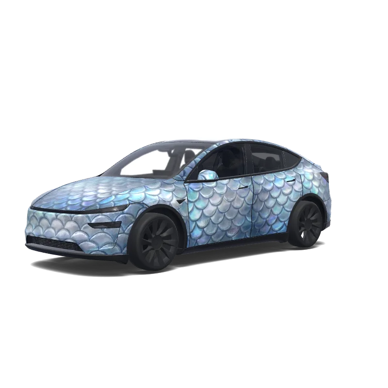 Tesla Model Y (2025+) Premium — Wrap-Vorschau: Чешуя сардины.