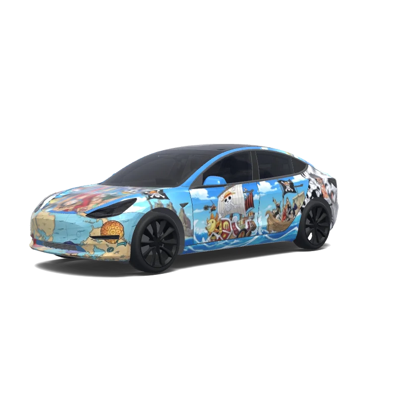 Tesla Model 3 2017-2023 — I need a one piece inspired design. 랩 미리보기