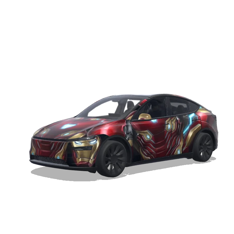 Tesla Model Y (2025+) Premium — Wrap-Vorschau: ironman.