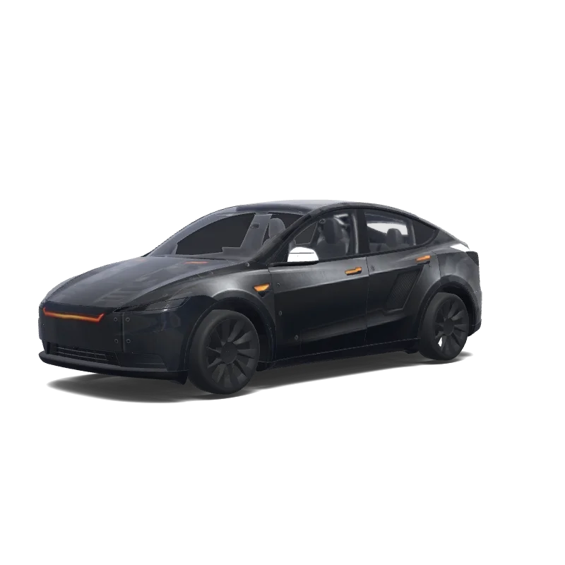 Tesla Model Y (2025+) Standard — Nolan universe Batmobile.涂装预览