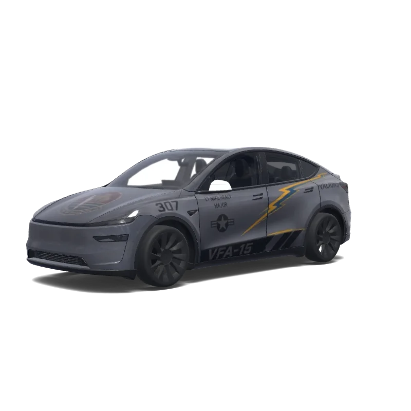 Tesla Model Y (2025+) Performance — 自定义设计涂装预览