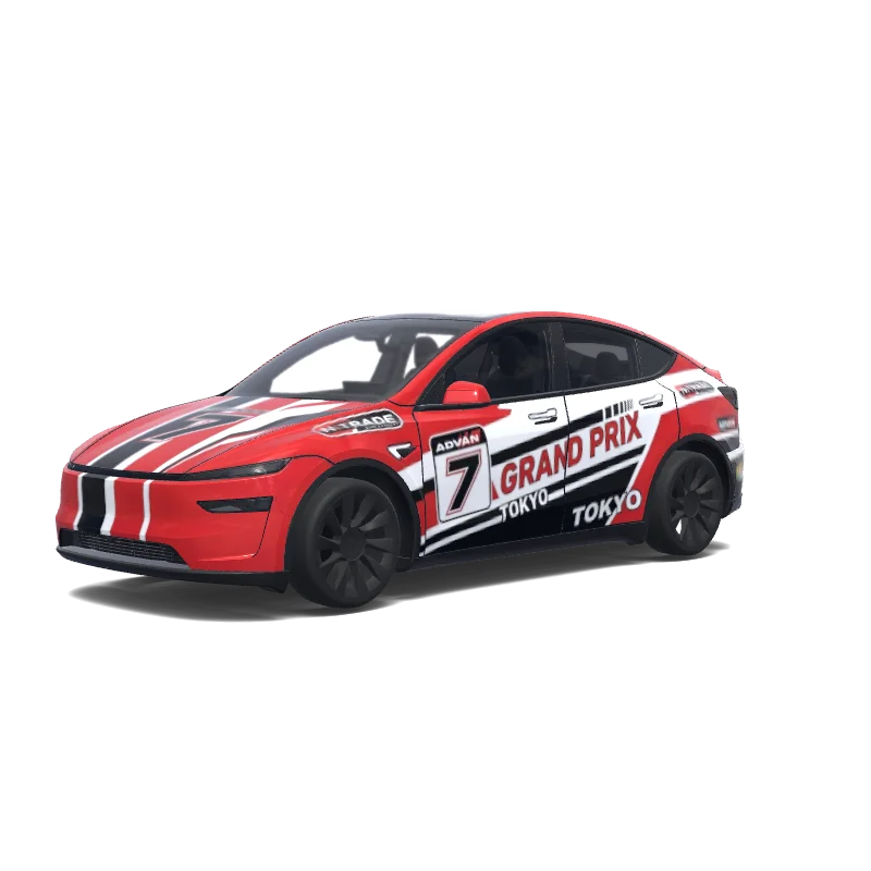 Tesla Model Y (2025+) Premium — Wrap-Vorschau: Shu Todoroki From Cara 2 design grand próx racer.