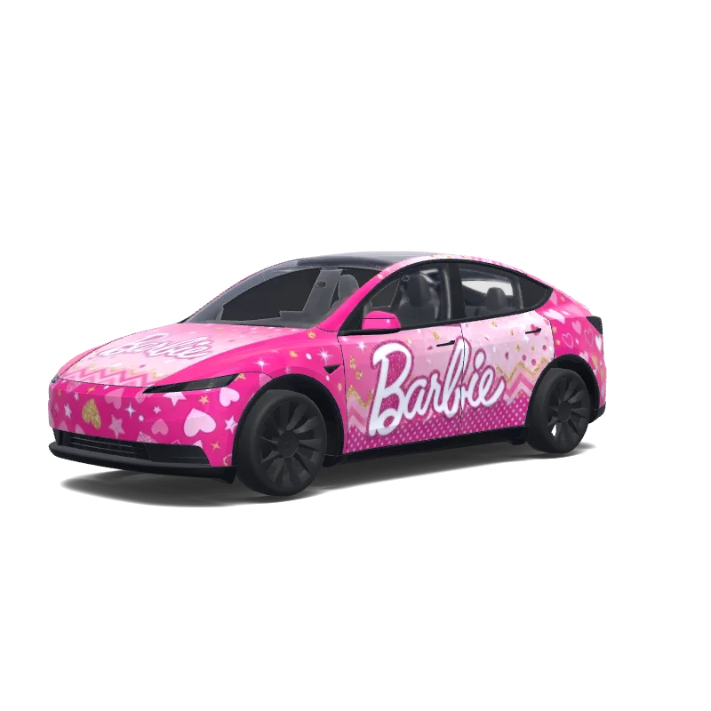 Tesla Model Y (2025+) Standard — Wrap-Vorschau: barbie.