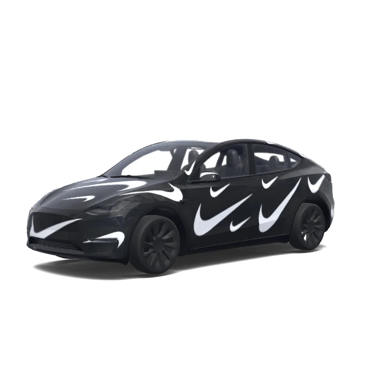 Tesla Model Y 2020-2024 — aperçu du wrap Design personnalisé