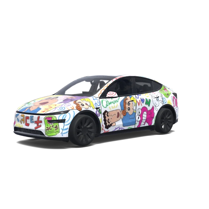 Tesla Model Y (2025+) Premium — Crayon Shin-chan.涂装预览