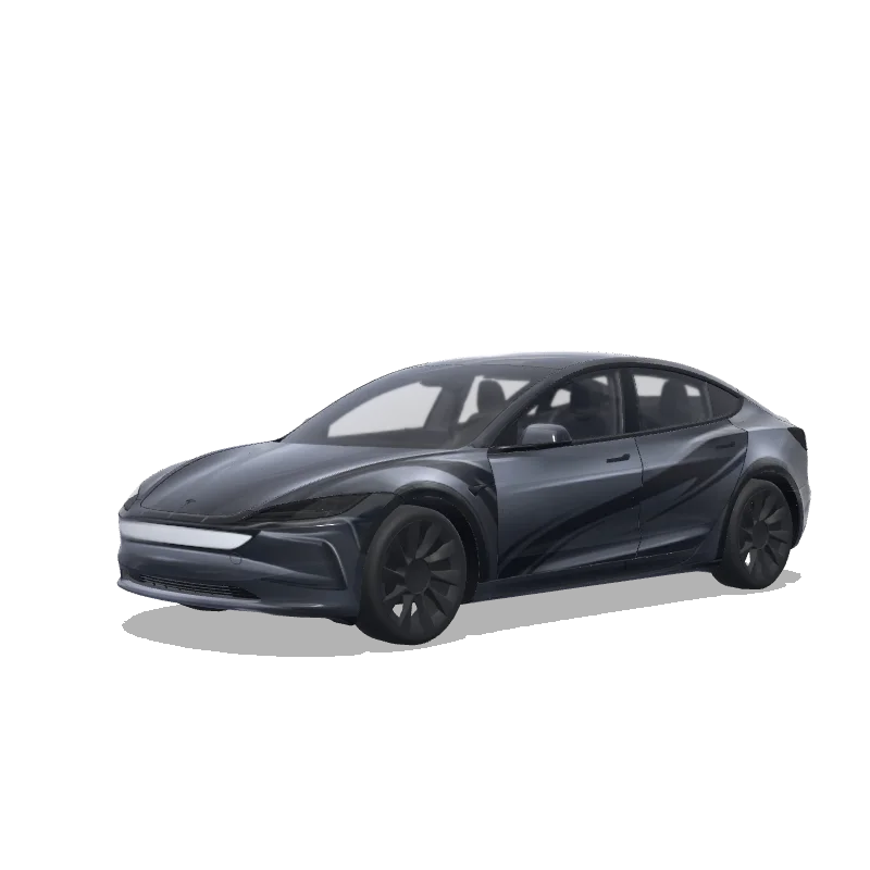 Tesla Model 3 (2024+) Standard & Premium — ajoute un becquet noir wrap preview