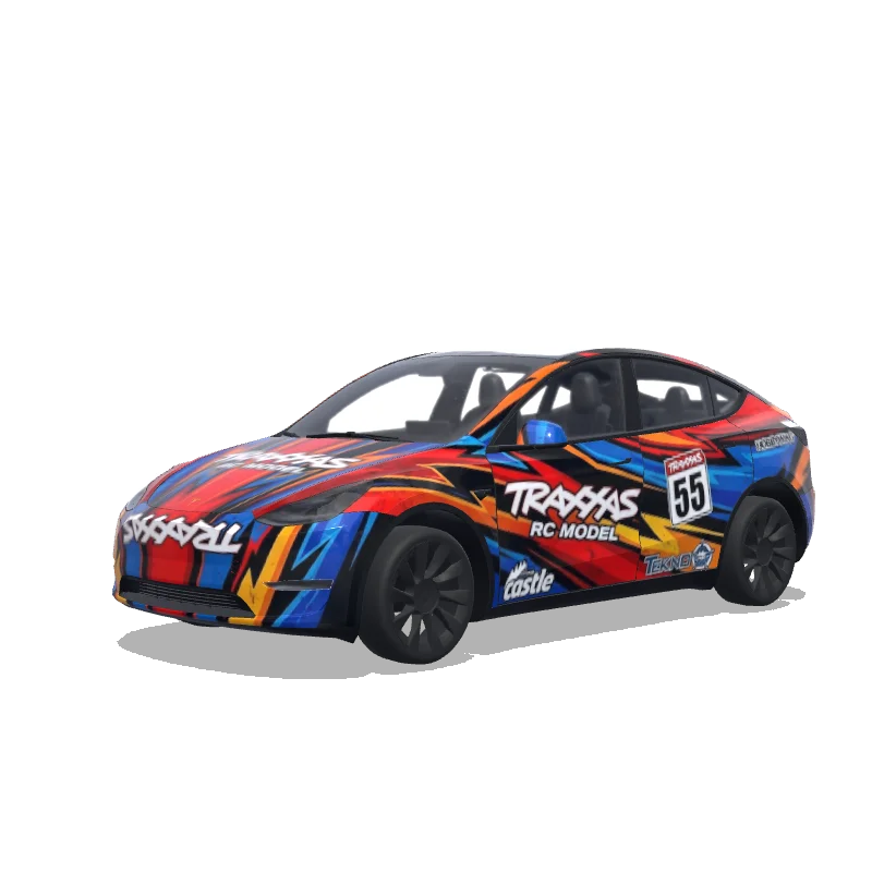 Tesla Model Y 2020-2024 — Traxxas模型车涂装预览
