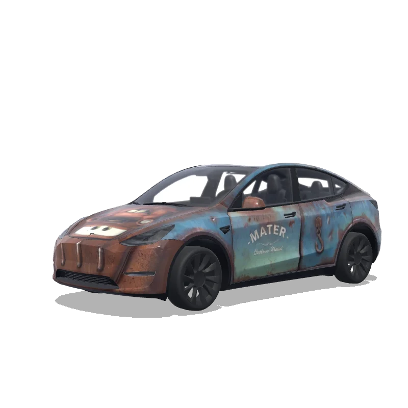 Tesla Model Y 2020-2024 — Mater from Cars wrap preview
