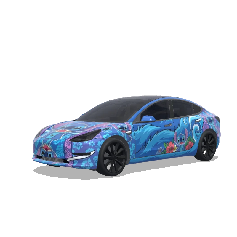 Tesla Model 3 2017-2023 — Wrap-Vorschau: Stitch