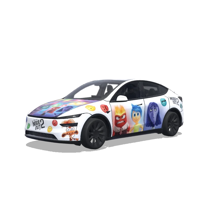 Tesla Model Y (2025+) Premium — vista previa del diseño Inside Out 2 by Pixar